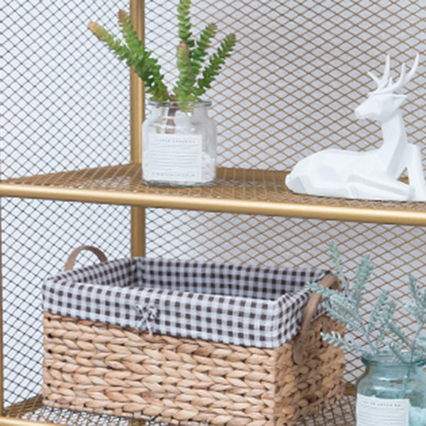 Bibliothèque standard moderne étagère en métal avec étagères rectangulaires