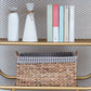 Modern Standard Bookcase Metal Bookshelf with Rectangle Shelves