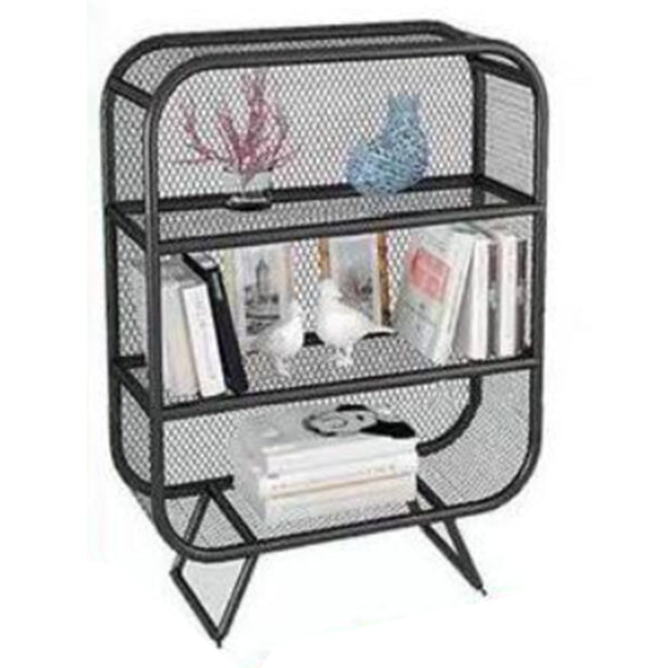 Bibliothèque standard moderne étagère en métal avec étagères rectangulaires