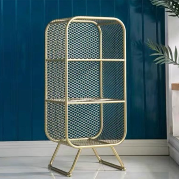 Modernes Standard -Bücherregal Metall -Bücherregal mit Rechteckregalen