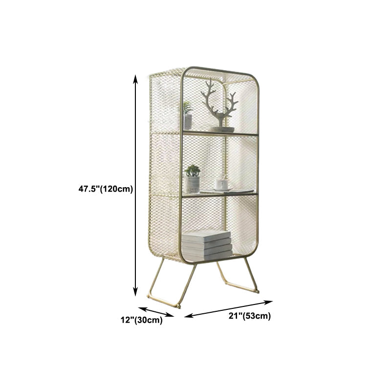 Libreria metallica moderna di libreria standard con ripiani rettangolo