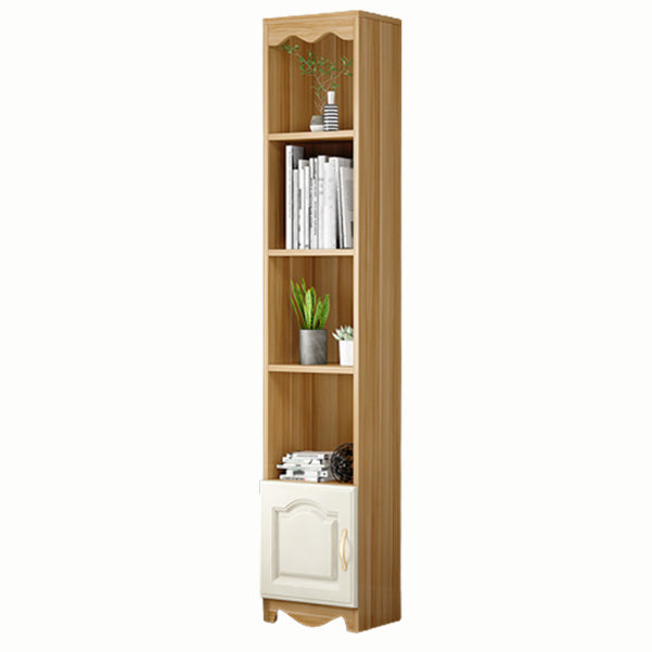 Modern Standard Bookcase Wooden Bookshelf with Rectangle Shelves