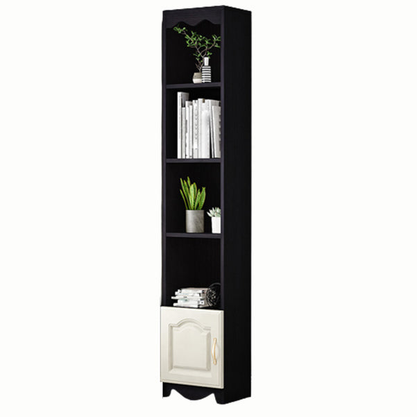 Modern Standard Bookcase Wooden Bookshelf with Rectangle Shelves