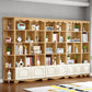 Modern Standard Bookcase Wooden Bookshelf with Rectangle Shelves