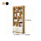 Modern Standard Bookcase Wooden Bookshelf with Rectangle Shelves