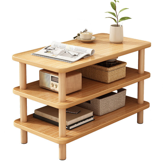 Modern Style Bookshelf Wooden Open Back Etagere Bookcase for Home Natural Clearhalo 'Bookcases' 'furn' 'furn_bookcases' 'Furniture' 'Office Furniture' 5164950