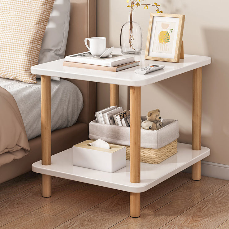 Modern Style Bookshelf Wooden Open Back Etagere Bookcase for Home 16"L x 16"W x 21"H White Clearhalo 'Bookcases' 'furn' 'furn_bookcases' 'Furniture' 'Office Furniture' 5164952