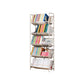 White Etagere Bookshelf Modern 2/3/4/5-Shelf Metal Vertical Bookcase