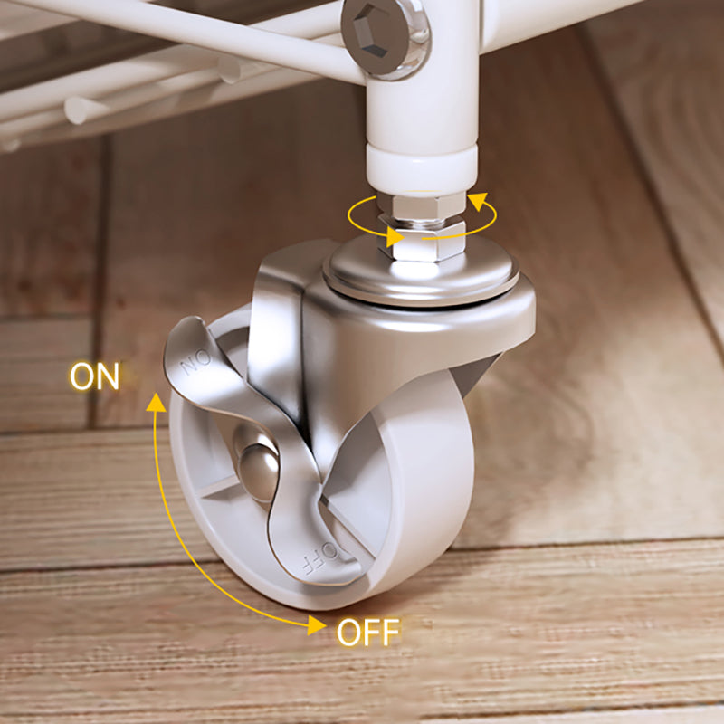 White Etagere Bookshelf Modern 2/3/4/5シェルフメタル垂直本棚