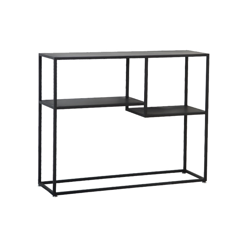 Metal Standard Bookcase Contemporary Style Open Back Bookshelf for Home Office 31.5"L x 9.8"W x 29.5"H Clearhalo 'Bookcases' 'furn' 'furn_bookcases' 'Furniture' 'Office Furniture' 5165018