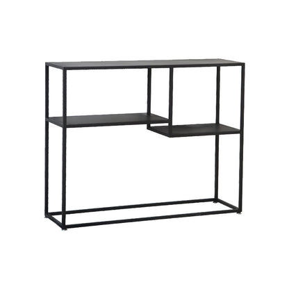 Metal Standard Bookcase Contemporary Style Open Back Bookshelf for Home Office 31.5"L x 9.8"W x 29.5"H Clearhalo 'Bookcases' 'furn' 'furn_bookcases' 'Furniture' 'Office Furniture' 5165018