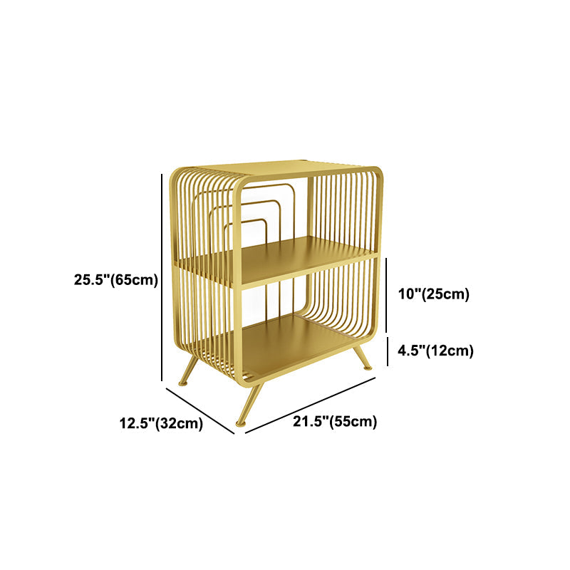 Modern Standard Bookcase Home Office Bookshelf with Rectangle Shelves