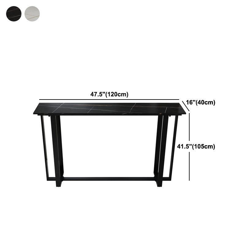 Stenen bar eettafel moderne rechthoekige balktafel met schroefdeksel voor woonkamer balkon