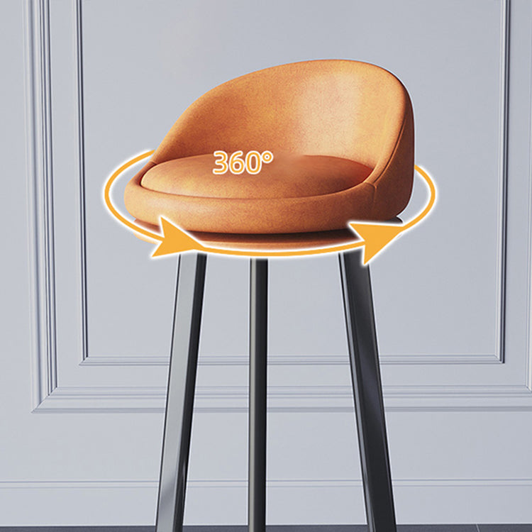 Taburete escandinavo de reposapiés casero acabado mate taburetes de bar tapizado