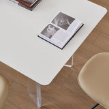 現代の焼結石のダイニングラウンドテーブルセット1/4/5ピースダイニングセット