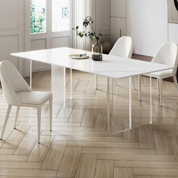 現代の焼結石のダイニングラウンドテーブルセット1/3/4/5ピースダイニングセット