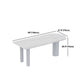 SinteredStone Home Dining Table Modern White Dining Room Table Clearhalo 'Dining Tables & Seating' 'Dining Tables' 'dining_table' 'furn' 'furn_dining_table' 'Furniture' 'Kitchen & Dining Furniture' 5166140