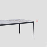 Modern Style Dining Table Sintered Stone Rectangle Table for Dining Room