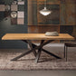 Modern Brown 78 with Wood Dining Table Rectangle Dining Table for Kitchen