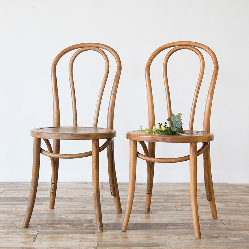 Traditional Dining Chair Solid Wood Windsor Back Armless Dining Chair Clearhalo 'Dining Chairs' 'Dining Tables & Seating' 'dining_chair' 'furn' 'furn_dining_chair' 'Furniture' 'Kitchen & Dining Furniture' 5166221