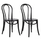 Traditional Dining Chair Solid Wood Windsor Back Armless Dining Chair Black 2 Piece Set Clearhalo 'Dining Chairs' 'Dining Tables & Seating' 'dining_chair' 'furn' 'furn_dining_chair' 'Furniture' 'Kitchen & Dining Furniture' 5166222