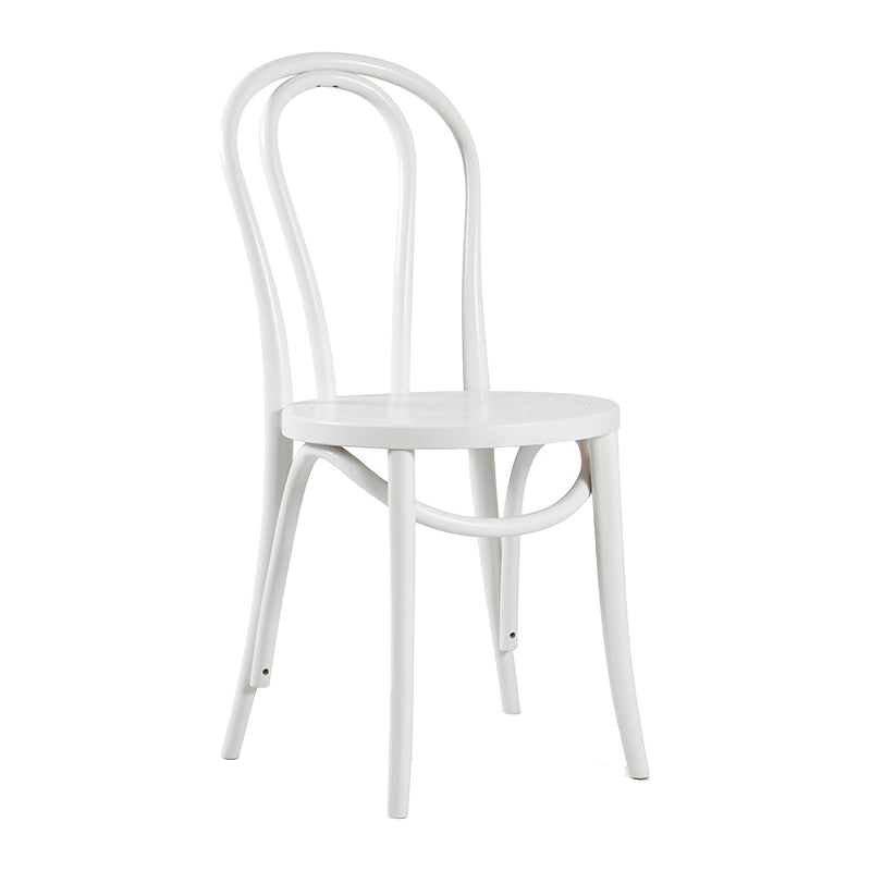 Traditional Dining Chair Solid Wood Windsor Back Armless Dining Chair White 1 Piece Clearhalo 'Dining Chairs' 'Dining Tables & Seating' 'dining_chair' 'furn' 'furn_dining_chair' 'Furniture' 'Kitchen & Dining Furniture' 5166232