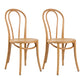 Traditional Dining Chair Solid Wood Windsor Back Armless Dining Chair Brown 2 Piece Set Clearhalo 'Dining Chairs' 'Dining Tables & Seating' 'dining_chair' 'furn' 'furn_dining_chair' 'Furniture' 'Kitchen & Dining Furniture' 5166238
