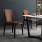 Industrial Style Dining Chair Faux Leather Side Chair with Wooden Legs for Home Clearhalo 'Dining Chairs' 'Dining Tables & Seating' 'dining_chair' 'furn' 'furn_dining_chair' 'Furniture' 'Kitchen & Dining Furniture' 5166323