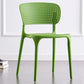 Contemporary Plastic Armless Chair Kitchen Room Open Back Chair