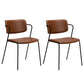 Dining Room Side Chairs Industrial Solid Wood Kitchen Chair for Home