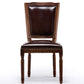 Traditional Style Dining Chair Solid Wood Upholstered Dining Room Chair