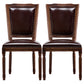 Traditional Style Dining Chair Solid Wood Upholstered Dining Room Chair
