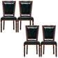 Traditional Style Dining Chair Solid Wood Upholstered Dining Room Chair