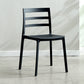 Plastic Scandinavian Armless Chair Stacking Indoor-Outdoor Chair