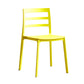 Plastic Scandinavian Armless Chair Stacking Indoor-Outdoor Chair