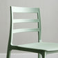 Plastic Scandinavian Armless Chair Stacking Indoor-Outdoor Chair