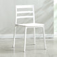 Plastic Scandinavian Armless Chair Stacking Indoor-Outdoor Chair