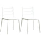 Plastic Scandinavian Armless Chair Stacking Indoor-Outdoor Chair