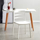 Plastic Scandinavian Armless Chair Stacking Indoor-Outdoor Chair