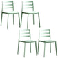 Plastic Scandinavian Armless Chair Stacking Indoor-Outdoor Chair