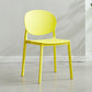 Plastic Scandinavian Armless Chair Stacking Indoor-Outdoor Chair