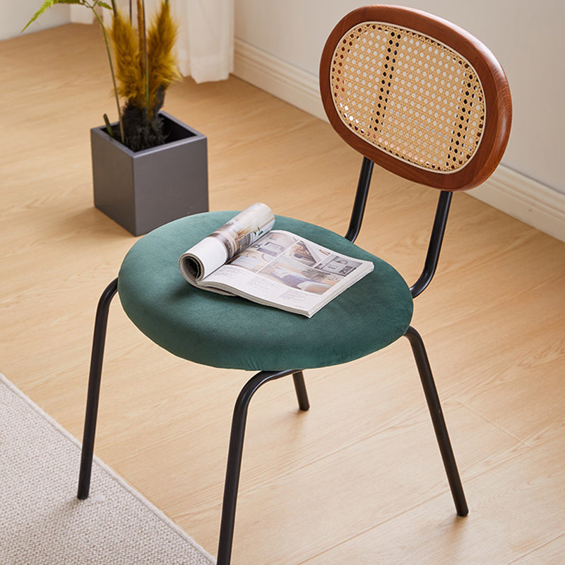 Industrial Dining Room Side Chairs Armless Open Back Chair for Kitchen Clearhalo 'Dining Chairs' 'Dining Tables & Seating' 'dining_chair' 'furn' 'furn_dining_chair' 'Furniture' 'Kitchen & Dining Furniture' 5166828