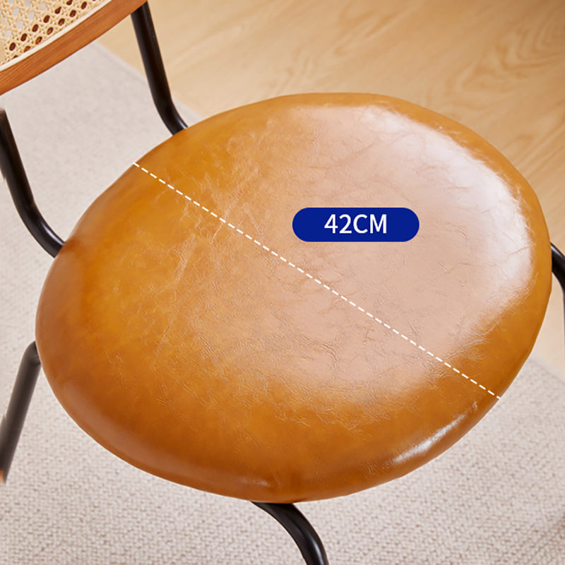 Industrial Dining Room Side Chairs Armless Open Back Chair for Kitchen Clearhalo 'Dining Chairs' 'Dining Tables & Seating' 'dining_chair' 'furn' 'furn_dining_chair' 'Furniture' 'Kitchen & Dining Furniture' 5166838