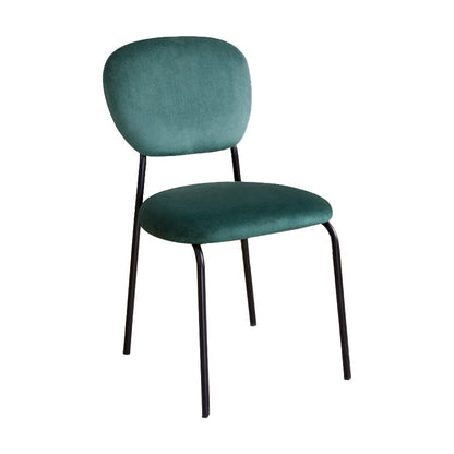 Industrial Dining Room Side Chairs Armless Open Back Chair for Kitchen Green 1 Piece Clearhalo 'Dining Chairs' 'Dining Tables & Seating' 'dining_chair' 'furn' 'furn_dining_chair' 'Furniture' 'Kitchen & Dining Furniture' 5166840