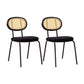 Industrial Dining Room Side Chairs Armless Open Back Chair for Kitchen Black 2 Piece Set Clearhalo 'Dining Chairs' 'Dining Tables & Seating' 'dining_chair' 'furn' 'furn_dining_chair' 'Furniture' 'Kitchen & Dining Furniture' 5166848