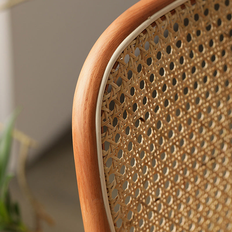 Traditional Style Dining Chair Solid Wood Cane Back Dining Room Chair Clearhalo 'Dining Chairs' 'Dining Tables & Seating' 'dining_chair' 'furn' 'furn_dining_chair' 'Furniture' 'Kitchen & Dining Furniture' 5166881