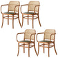 Traditional Style Dining Chair Solid Wood Cane Back Dining Room Chair Light Brown 4 Piece Set Clearhalo 'Dining Chairs' 'Dining Tables & Seating' 'dining_chair' 'furn' 'furn_dining_chair' 'Furniture' 'Kitchen & Dining Furniture' 5166903