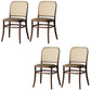 Traditional Style Dining Chair Solid Wood Cane Back Dining Room Chair Green Khaki 4 Piece Set Clearhalo 'Dining Chairs' 'Dining Tables & Seating' 'dining_chair' 'furn' 'furn_dining_chair' 'Furniture' 'Kitchen & Dining Furniture' 5166912
