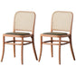 Traditional Style Dining Chair Solid Wood Cane Back Dining Room Chair Wood-Green 2 Piece Set Clearhalo 'Dining Chairs' 'Dining Tables & Seating' 'dining_chair' 'furn' 'furn_dining_chair' 'Furniture' 'Kitchen & Dining Furniture' 5166923