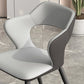 Metal Modern Indoor Side Chair with Arms Matte Finish Open Back Dining Chair Clearhalo 'Dining Chairs' 'Dining Tables & Seating' 'dining_chair' 'furn' 'furn_dining_chair' 'Furniture' 'Kitchen & Dining Furniture' 5170427